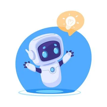 Artificial Intelligence and Digital Brain Neural Network with Idea Lightbulb Illustrazione stock