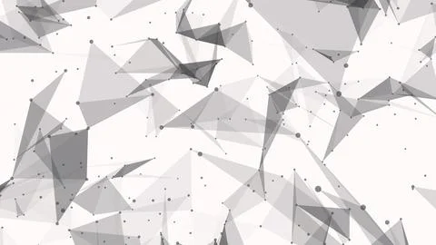 Artificial intelligence and futuristic technology in the background of plexus Stock Illustration