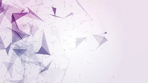 Artificial intelligence and futuristic technology in the background of plexus Stock Illustration