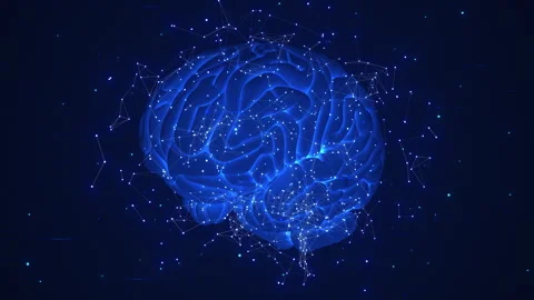 Artificial intelligence and human brain Stock Footage 242954171