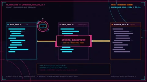 Artificial Intelligence and Machine Learning Concept, Data Processing 스톡 동영상 341919506