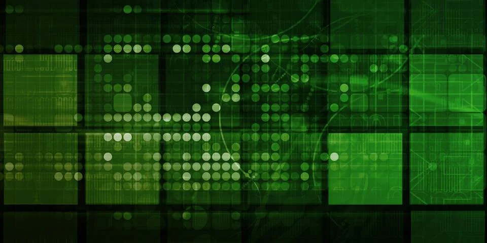 Artificial Intelligence and Machine Learning イラスト素材