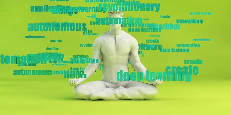 Artificial Intelligence and Machine Learning 스톡 일러스트