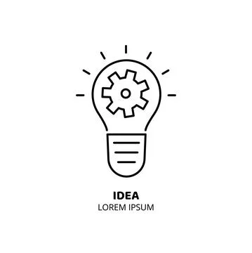 Artificial intelligence and machine learning line icon イラスト素材