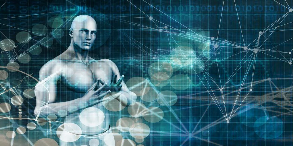 Artificial Intelligence and Machine Learning 写真素材