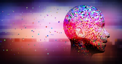 Artificial Intelligence And Neural Network Concept Animation Stock Footage 126043416