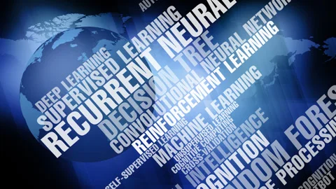 Artificial intelligence and world globe exploring potential of ai machine Stock Footage 270508784