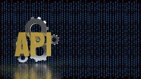 Artificial Intelligence API Integration Concept with Digital Binary Backgro.. Stock Illustration