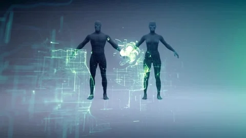 Artificial intelligence background concept Stock Footage 267083404