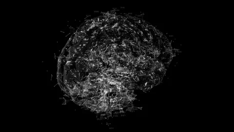   Artificial intelligence background Stock Footage 116726879