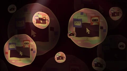 Artificial Intelligence Backgrounds Loop Animation Stock Footage 309448265