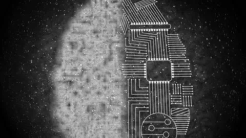 Artificial Intelligence Brain Animation. Stock Footage 239529781