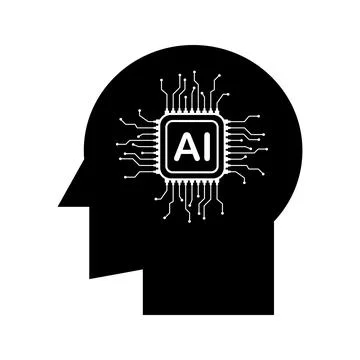 Artificial Intelligence Brain Concept Stock Illustration