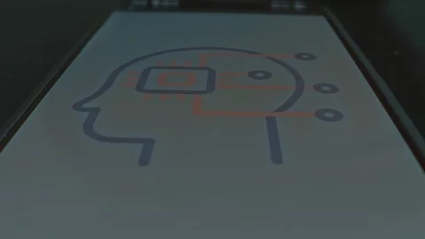 Artificial Intelligence brain concept presentation Stock Footage 304236274