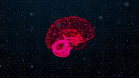 Artificial Intelligence Brain Stock Footage 281295291