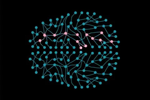 Artificial intelligence brain Stock Illustration