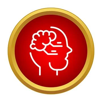 Artificial intelligence brain learning in human head concept 스톡 일러스트