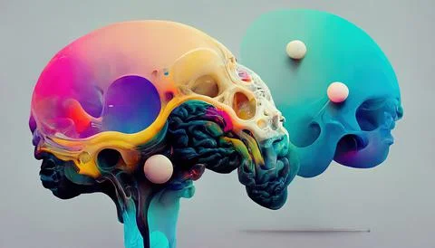 Artificial Intelligence can have ideas Stock Illustration