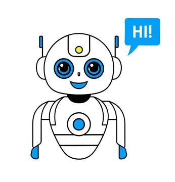 Artificial Intelligence chat bot design, ai Icon. Stock-Illustration