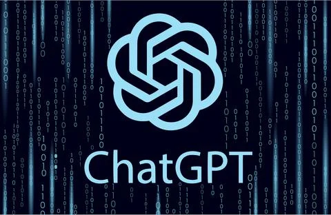 Artificial intelligence Chat GPT. Machine learning online technology concept on イラスト素材