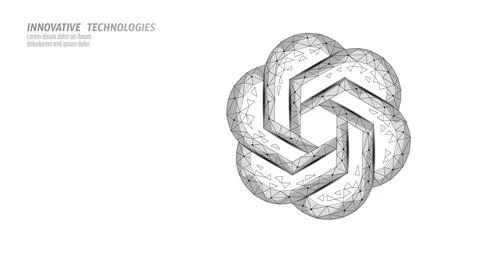 Artificial intelligence Chat GPT. Machine learning online technology concept on Stock Illustration