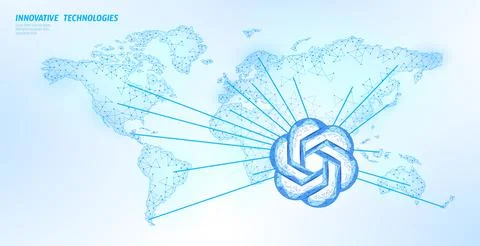 Artificial intelligence Chat GPT. Machine learning online technology concept on Illustrazione stock