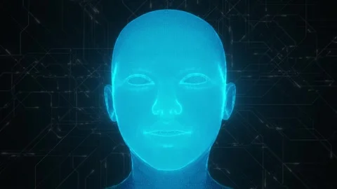 Artificial intelligence chatbot animation Stock Footage 296738656