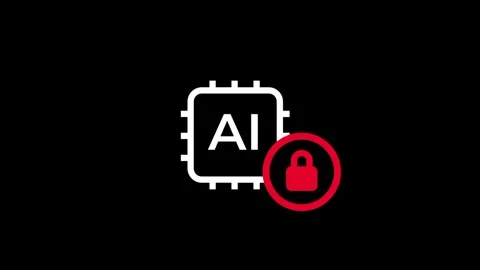 Artificial Intelligence Chip Tech Locked Stock Footage 334343022