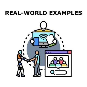 Artificial intelligence collaborating with digital lifestyle technology Stock Illustration