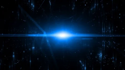 Artificial intelligence computer binary data cyberspace Stock Footage 123378910