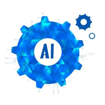 Artificial intelligence concept. Ai symbol. Vector illustration. Stock Illustration