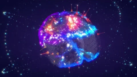 Artificial Intelligence concept animation Stock Footage 161908492