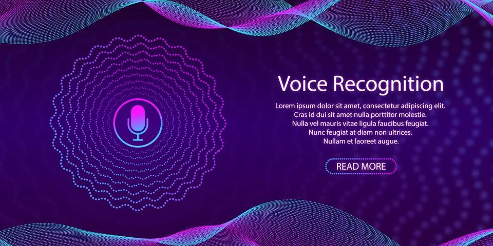 Artificial intelligence concept. Banner for web site or mobile app. Landing.. Stock Illustration