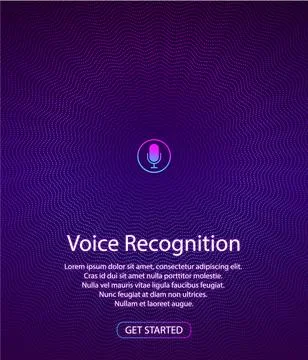 Artificial intelligence concept. Banner for web site or mobile app. Landing p Stock Illustration