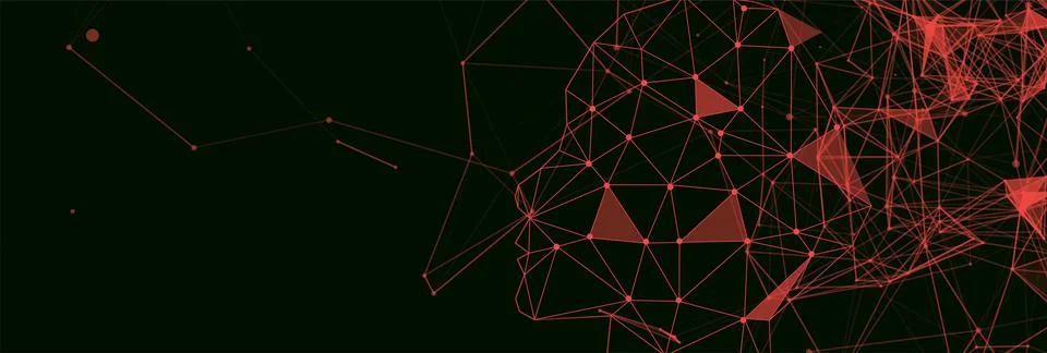 Artificial Intelligence concept.  Creative brain concept background. Vector s 스톡 일러스트