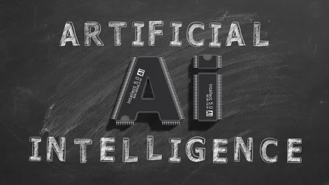 Artificial Intelligence concept. Video stock 255157503