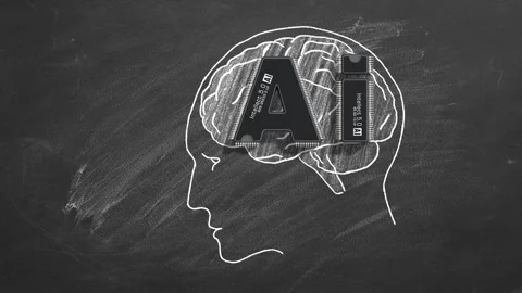 Artificial Intelligence concept. Stock Footage 256148956