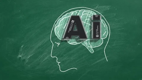 Artificial Intelligence concept. Stock Footage 264980838
