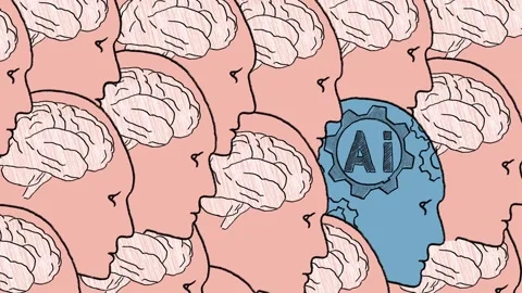Artificial intelligence concept. Stock Footage 276110245