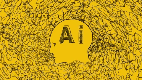 Artificial intelligence concept Stock Footage 280034104