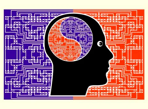 Artificial Intelligence Concept Stock Illustration