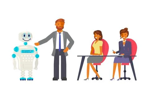 Artificial intelligence concept Stock Illustration