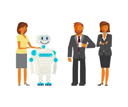 Artificial intelligence concept Stock Illustration