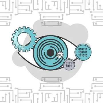 Artificial intelligence concept Illustrazione stock