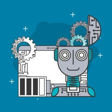 Artificial intelligence concept Ilustración de archivo