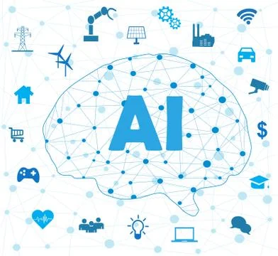 Artificial Intelligence concept Stock Illustration