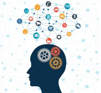 Artificial Intelligence concept Stock Illustration