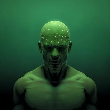 Artificial intelligence concept Stock Illustration