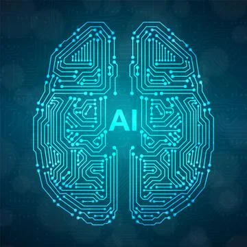 Artificial Intelligence concept Stock Illustration