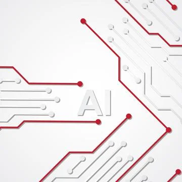 Artificial Intelligence concept Stock Illustration